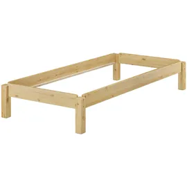 Erst-Holz Stapelbett 80 x 190 cm natur