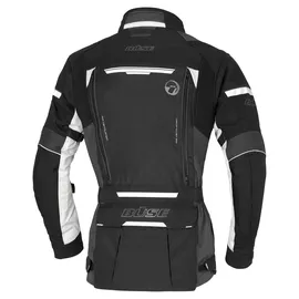 BÜSE Highland III Textiljacke Schwarz/Hellgrau 42