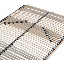 Sleepneo Lattenrost 200x200, Ergonomischer 7 Zonen Lattenrost aus Buchenholz, 42 Latten, Hergestellt in Deutschland, Lattenrost Selbstmontage, Traglast 150kg