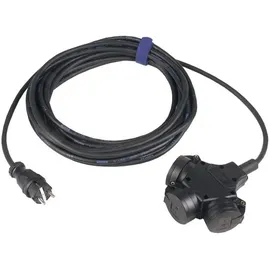 SIROX 345.503 Strom Verlängerungskabel 16 A Schwarz 3.00 m H07RN-F 3G 1,5 mm2