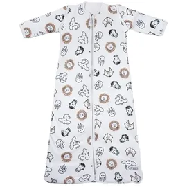 Meyco Baby Babyschlafsack Animal Multicolour (1 tlg), 110cm bunt