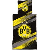 BVB Borussia Dortmund Borussia Dortmund BVB-Bettwäsche Graffiti Streifen one Size