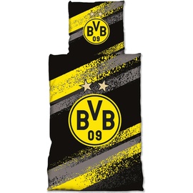 BVB Borussia Dortmund Borussia Dortmund BVB-Bettwäsche Graffiti Streifen one Size