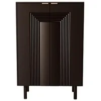 Dancan Schuhschrank, schwarz Holzwerkstoff, 80x120x40 cm, Garderobe, Schuhaufbewahrung, Schuhschränke