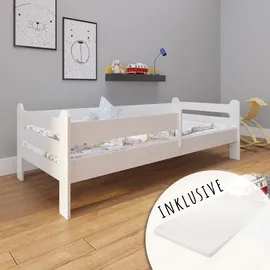 Kids Collective Jugendbett 90 x 200 cm Kiefer weiß