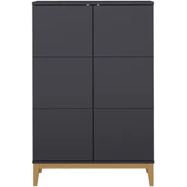 OTTO home Highboard 80 x 121 x 41 cm grau