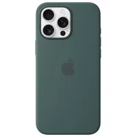 Apple iPhone 16 Pro Max Silikon Case mit MagSafe seegrün