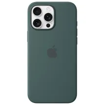 Apple iPhone 16 Pro Max Silikon Case mit MagSafe seegrün