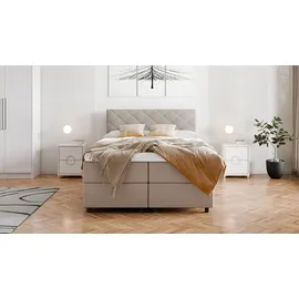 panda möbel Diamaro 140 x 200 cm Dunkelbeige