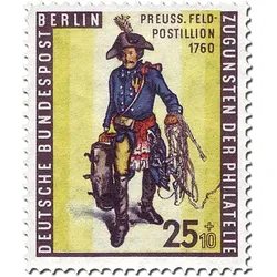 Briefmarke Berlin Tag der Briefmarke 1955, postfrisch