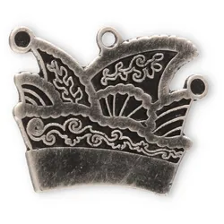 Motivmedaille Karneval silberfarben