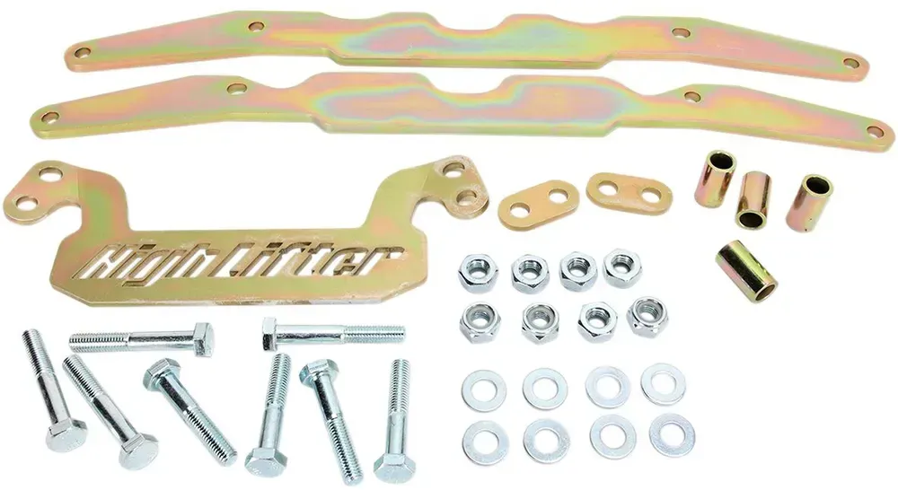 Highlifter Yamaha Yfm 700 4x4 Grizzly Eps Xt-r 22-25/yfm 700 Gd 4x4 Grizzly 2016 73-15353 Hinten Stoßdämpfer Erhöhungskit - Zinc Plated - One Size