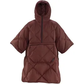 Therm-A-Rest Honcho Poncho Down Jacke (Größe One Size, braun)