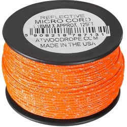 Atwood Rope MFG Micro Reflective Cord neon orange