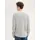 Tom Tailor DENIM Herren Strickpullover im 2-in-1-Look, grau, Uni, Gr. XXL