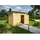 Weka Gartenhaus 264 2,95 x 2,39 m natur