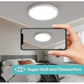 JDONG 1-flg. rund 36W schwarz/weiß