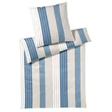 ELEGANTE Bettwäsche Range - 135x200 cm + 80x80 cm dunkelblau