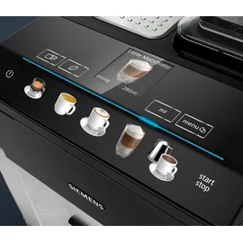 Siemens EQ.500 TQ507R03 - Volautomatische espressomachine - Zwart, Kaffeevollautomat, Schwarz, Silber