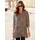 Inspirationen Longbluse schwarz-camel 50