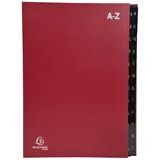 Exacompta Pultordner Ordonator A-Z DIN A4 30 mm Rot 24 St.