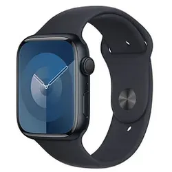 Apple Watch Series 9 45 mm Aluminium (GPS) Sportarmband S/M  mitternacht