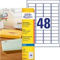 Avery Zweckform AVERY Zweckform Folien-Adressetiketten J4720-25