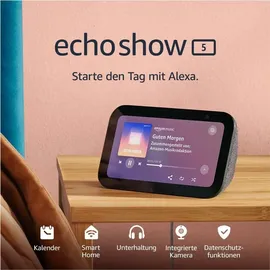 Amazon Echo Show 5 3. Generation anthrazit