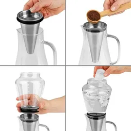 BEEM Cold Drip Kaffeebereiter 0,5 l Silber/Transparent