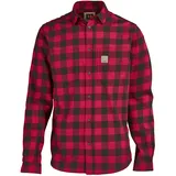 Härkila Langarmhemd Scandinavian, dark olive check, M