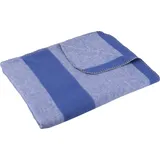 Setex Kuscheldecke 150 x 200 cm Blau/Silber