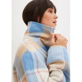 bonprix Oversize-Mantel n Wolloptik, blau, Gr.40, Oversize-Mantel in Wolloptik mit Reverskragen