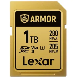 Lexar SDXC Pro Gold Series ARMOR UHS-II V60 IP68 Stainless Steel R280 1 TB
