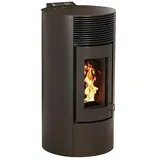 Pelletofen Paola 9  (8,9 kW, Raumheizvermögen: 250 m3, 0,73 kg/h - 1,96 kg/h, Farbe Verkleidung: Schwarz)