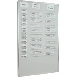 Eichner Einstecktafel Orga-Easy für DIN A 5 Belege