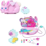Mattel 2-in-1-Spielset Bunny Fun Taschen-Schatulle rosa JFT88