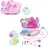 Mattel 2-in-1-Spielset Bunny Fun Taschen-Schatulle rosa JFT88