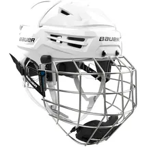 Bauer Eishockeyhelm Bauer RE-AKT 70 Combo White Senior M - Weiß - M