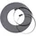 Justus Ofenrohrrosette Stahl 100 mm grau