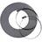 Justus Ofenrohrrosette Stahl 100 mm grau
