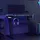 vidaXL Gaming-Schreibtisch mit LED Z-Gestell Schwarz 90x60x75 cm