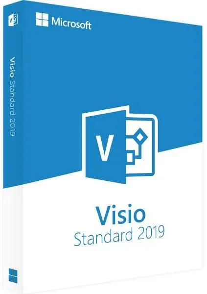 Visio 2019 Standard - Produktschlüssel - Sofort-Download - Vollversion - 1 PC - Deutsch