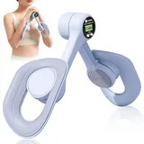 Oberschenkeltrainer, Beckenbodentrainer für Frau und Männer, Beckenboden Trainingsgerät mit Zählfunktion, Anti Rutsch & 360° Rotation Beckenboden Übungsgerät, Beckenbodenstärkungsgerät für zu Hause