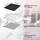 ICQN Minibackofen 20L, Pizza-Backofen, Ober-/Unterhitze mit Umluft-Funktion, 5 Grill-Funktion, 90 Min. Timer, 1500 W, Mini Oven, 80°-240°C, Backblech/Grill/Krümelblech und Blechhalter, Schwarz
