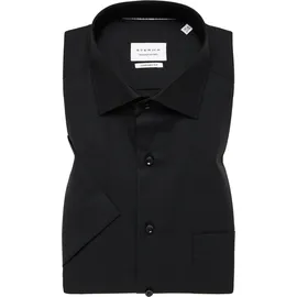 Eterna Kurzarmhemd Schwarz 41