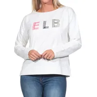 Elbsand Arvi Damen Sweatshirt mit weitem Ausschnitt, locker geschnitten - L