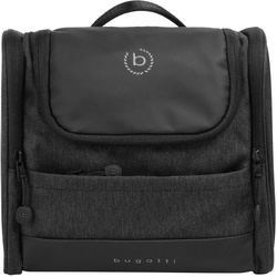 Kulturbeutel BUGATTI „UNIVERSUM“ Gr. B/H/T: 23 cm x 22 cm x 10 cm onesize, schwarz Taschen Kulturbeutel