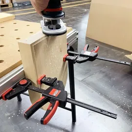 Bessey Einhandzwinge Kunststoff/Polyamid 150 mm rot/schwarz