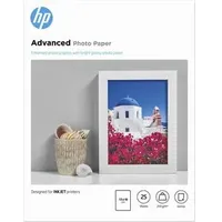 HP Q8696A Advanced Fotopapier hochglänzend, 25 Blatt, 13 x