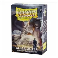 dragon shield! Dragon Shield Outer Sleeves Matte Clear (100)